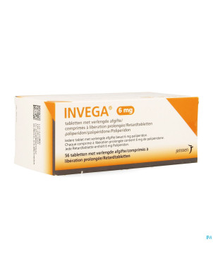 Invega 6mg lib.prolongee comp 56 x 6mg pip