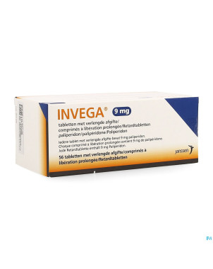 Invega 9mg lib.prolongee comp 56 x 9mg pip