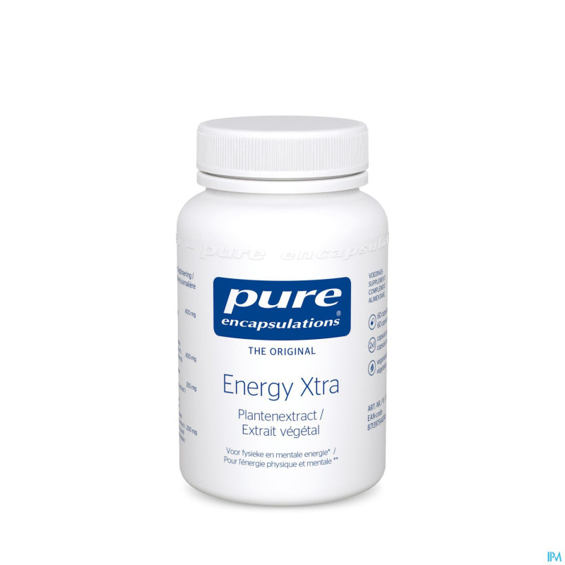 Pure encapsulations energy xtra    caps 60