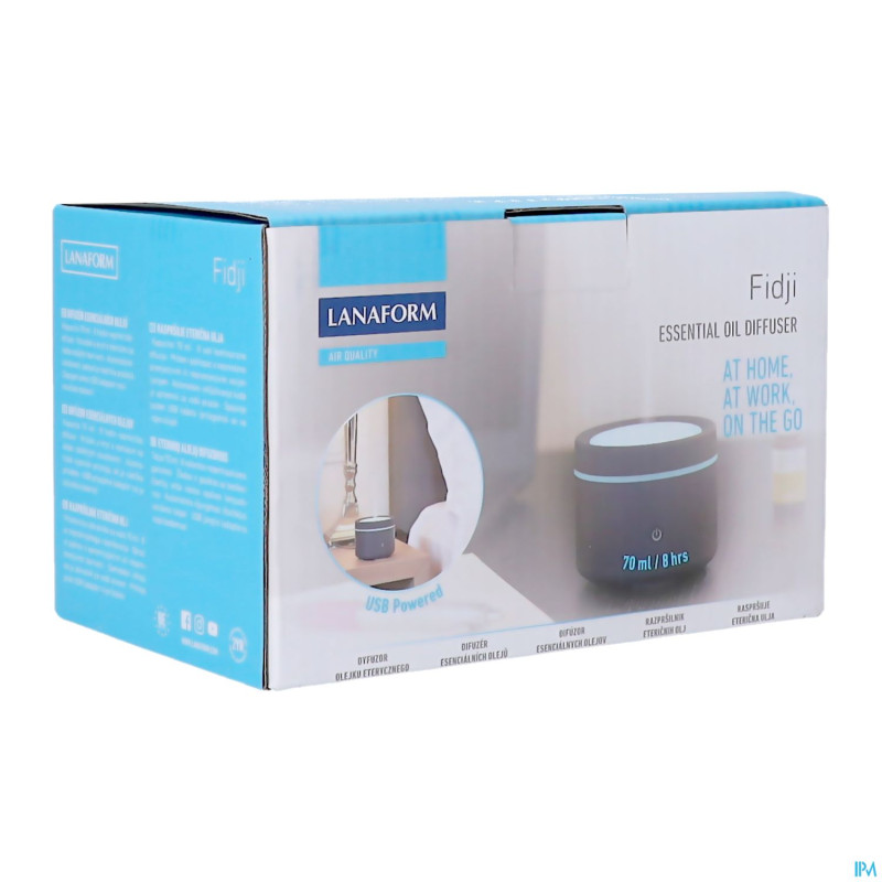 Lanaform fidji gris diffuseur huiles essentielles