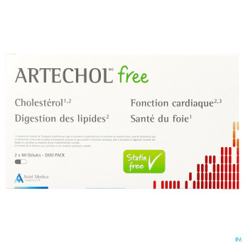 Artechol free    caps 180