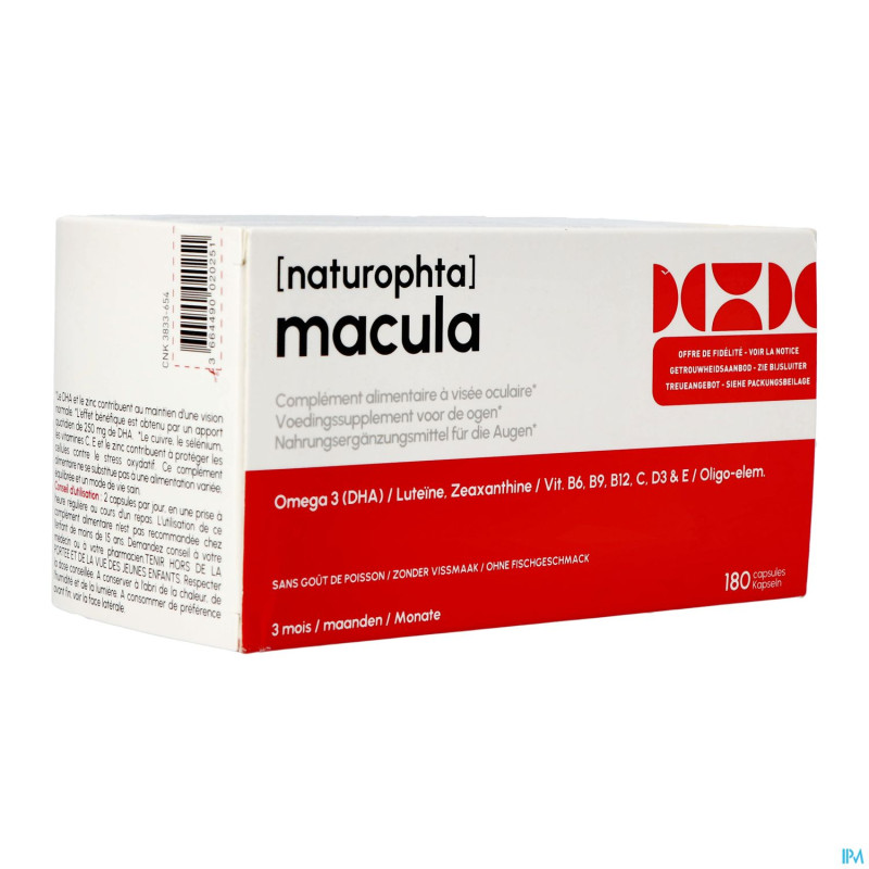 Naturophta macula nf    caps 180 rempl.3550373