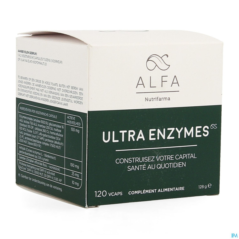 Alfa ultra enzymes    v-caps 120