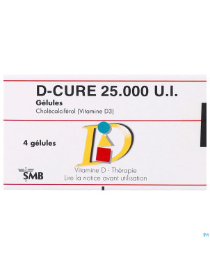 D-cure 25000ui gelules 4