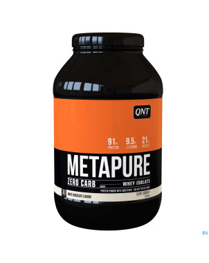 Metapure zero carb white chocolate    908g