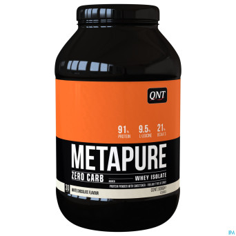 Metapure zero carb white chocolate    908g