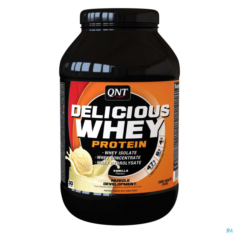 Delicious whey protein vanilla 908g