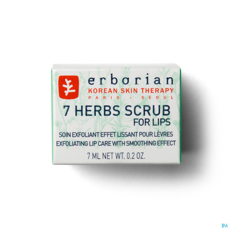 Erborian 7 herbs scrub lips    7ml