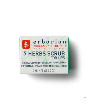 Erborian 7 herbs scrub lips    7ml