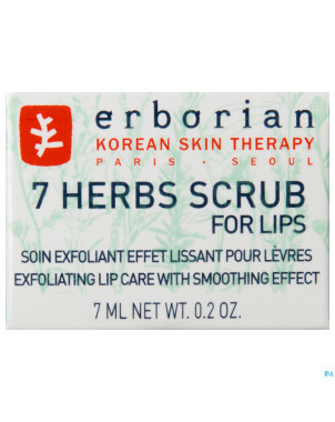Erborian 7 herbs scrub lips    7ml