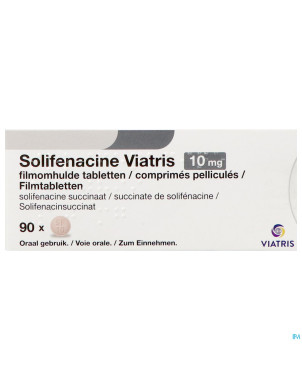 Solifenacine viatris 10mg comp pell 90
