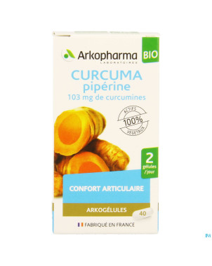 Arkogelules curcuma bio    caps 40