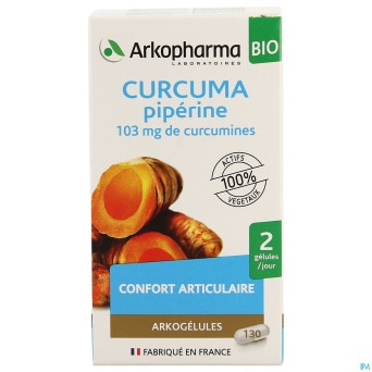 Arkogelules curcuma bio    caps 130