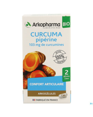Arkogelules curcuma bio    caps 130
