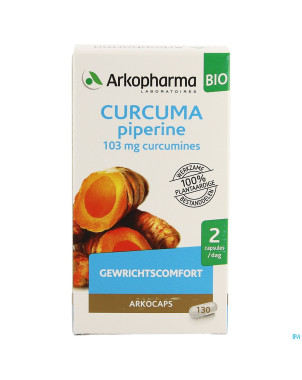 Arkogelules curcuma bio    caps 130