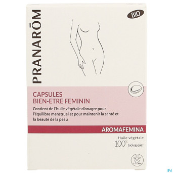 Bienetre fem. onagre aromafem. bio hle veg.caps 30