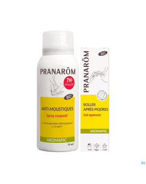 Aromapic spray corps 75ml+roller apais. piq.  15ml