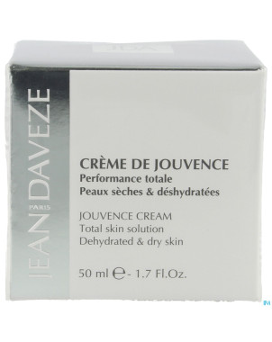Jean d'aveze creme jouvence peaux seches 50ml