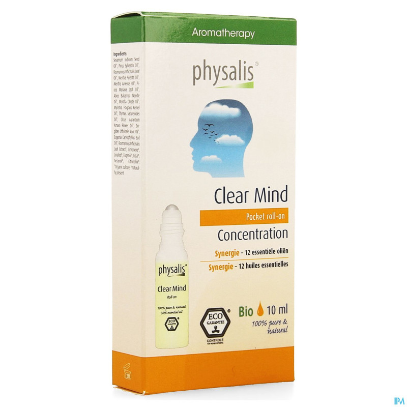 Physalis roll-on clear mind bio 10ml