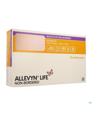 Allevyn life non bordered 10x20cm    10 66801751