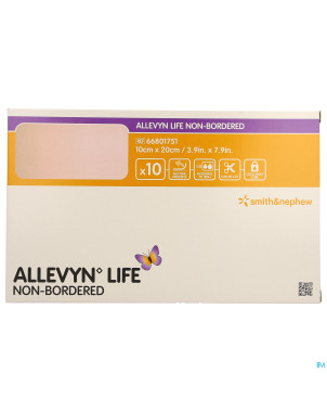 Allevyn life non bordered 10x20cm    10 66801751