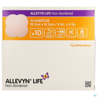 Allevyn life non bordered 10,5x10,5cm  10 66801748