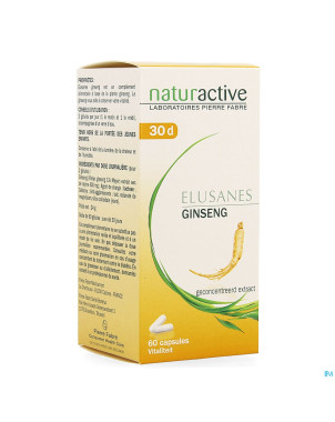Elusanes ginseng caps 60