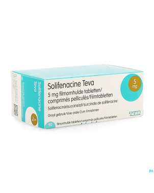 Solifenacine teva comp pell 90 x  5mg