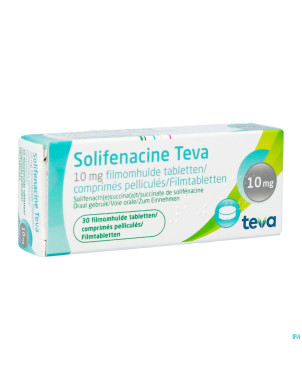 Solifenacine teva comp pell 30 x 10mg