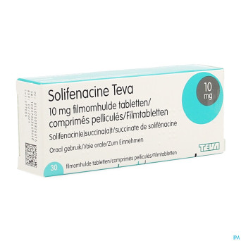 Solifenacine teva comp pell 30 x 10mg