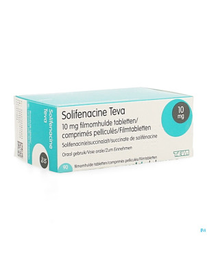 Solifenacine teva comp pell 90 x 10mg