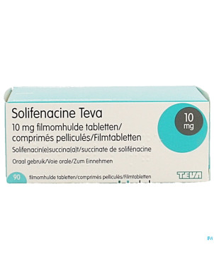 Solifenacine teva comp pell 90 x 10mg