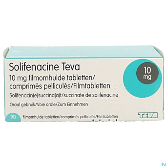 Solifenacine teva comp pell 90 x 10mg