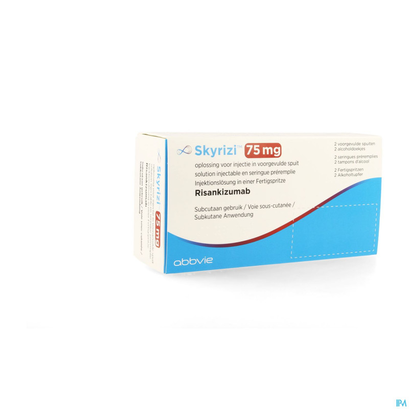Skyrizi  75mg sol inj seringue preremplie 2