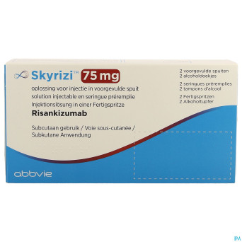 Skyrizi  75mg sol inj seringue preremplie 2