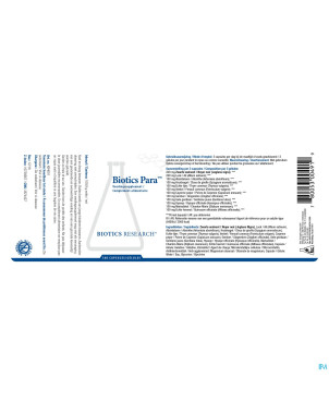 Biotics para    caps 180