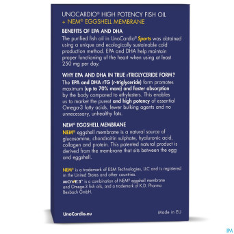Unocardio sports    softgels  60