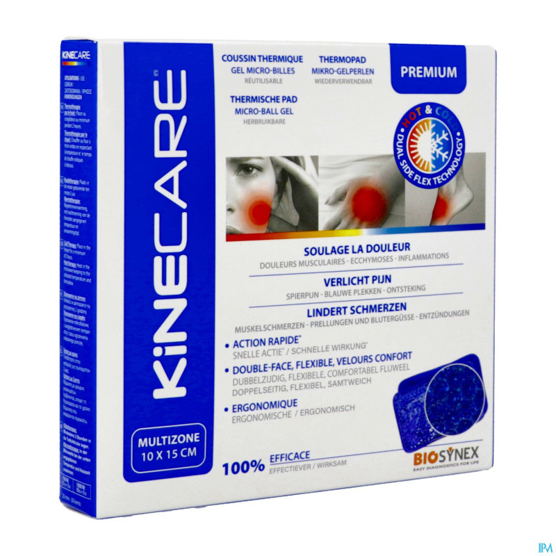 Kinecare compr. therm. billesmultizone 10x15cm