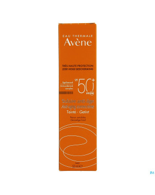 Avene sol spf50+  creme a/age teinte 50ml