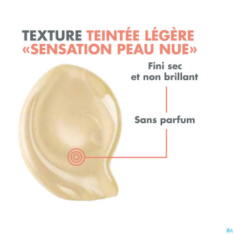 Avene sol spf50+  creme a/age teinte 50ml