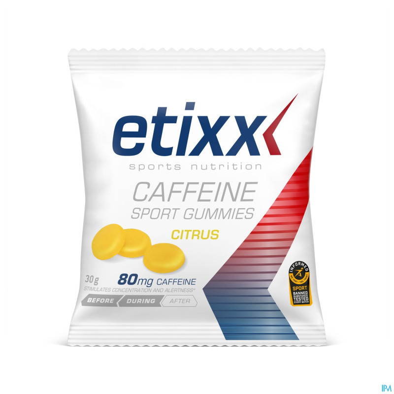 Etixx caffeine sport gummies    30g