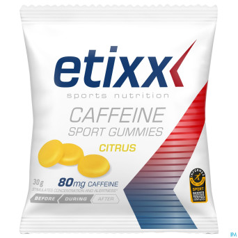 Etixx caffeine sport gummies    30g