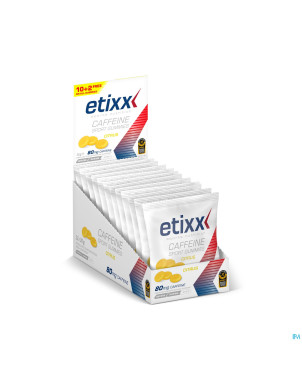 Etixx caffeine sport gummies 12x30g