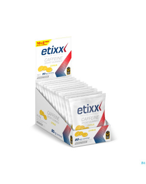 Etixx caffeine sport gummies 12x30g