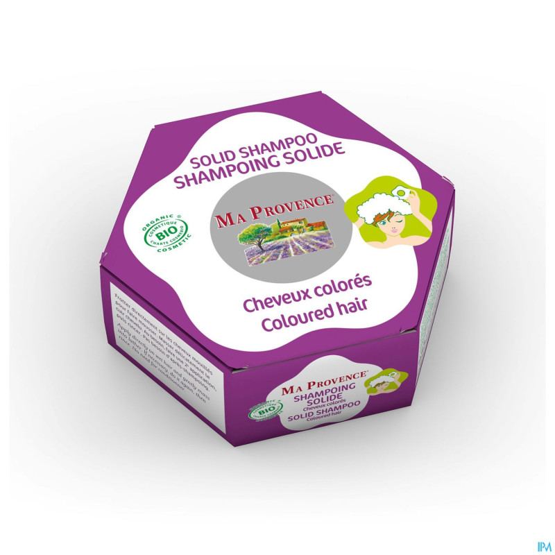 Ma provence shampooing solide cheveux colores  85g