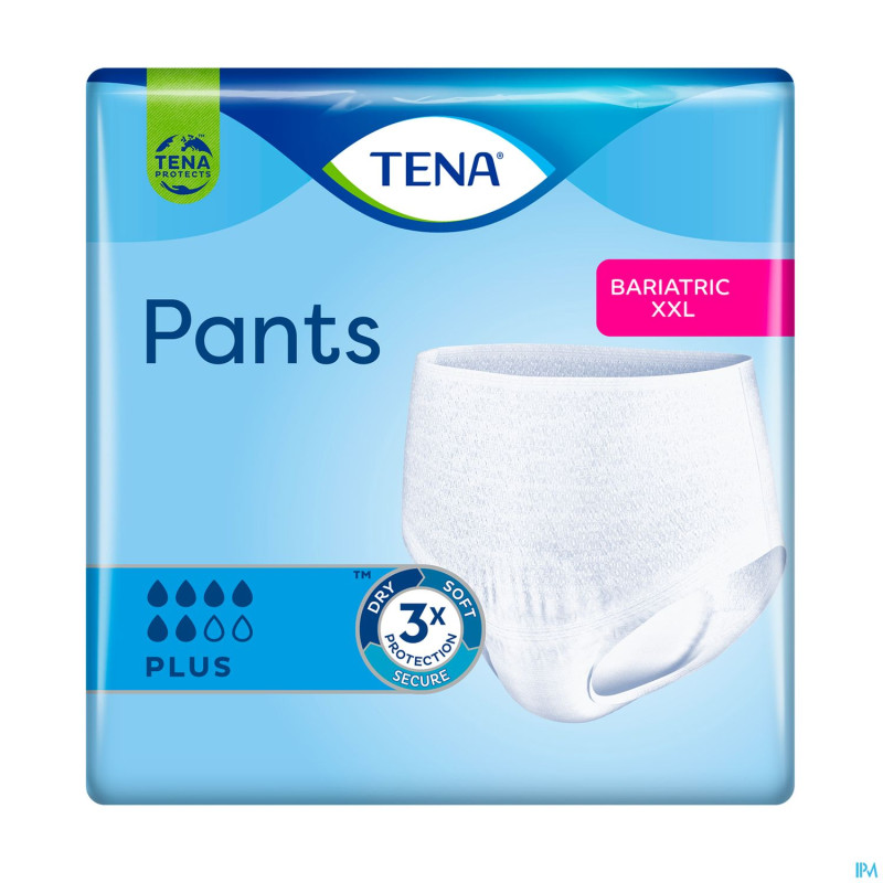 Tena pants bariatric plus xxl 12