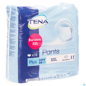 Tena pants bariatric plus xxl 12