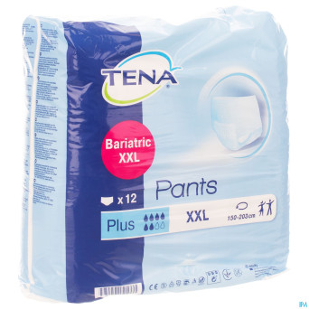 Tena pants bariatric plus xxl 12