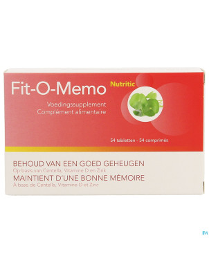 Fit-o-memo nutritic    comp 54 revogan
