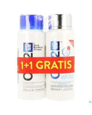 Cb12 eau buccale menthe 250ml + white 250ml  grat.